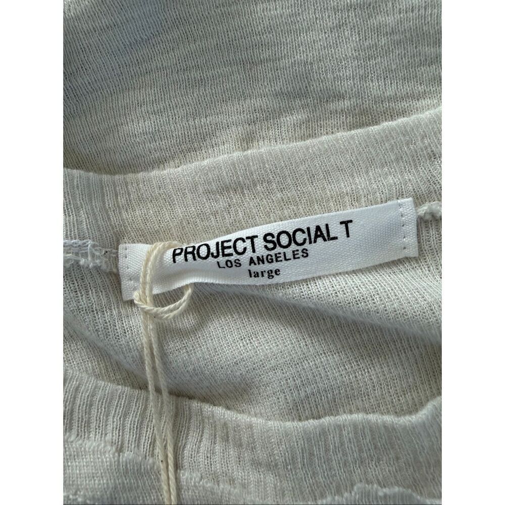 Project Social T Cherish Slub Tank in Cream Size L - Picture 9 of 12